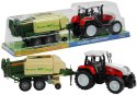 Duży Traktor z Przyczepą Maszyna Rolnicza 65 cm Duży Traktor z Przyczepą Maszyna Rolnicza 65 cm