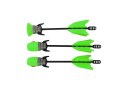 Zestaw Łuk 3 Strzały Sportowy Zielony 58 cm Zestaw Łuk 3 Strzały Sportowy Zielony 58 cm