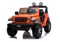 Auto na Akumulator Jeep Rubicon 4x4 Pomarańczowy Auto na Akumulator Jeep Rubicon 4x4 Pomarańczowy