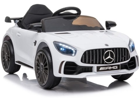 Auto na akumulator Mercedes AMG GT R Biały Auto na akumulator Mercedes AMG GT R Biały