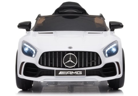 Auto na akumulator Mercedes AMG GT R Biały Auto na akumulator Mercedes AMG GT R Biały