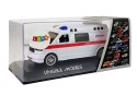 Ambulans Karetka Pogotowia z Napędem Dźwięk Syrena Światła Ambulans Karetka Pogotowia z Napędem Dźwięk Syrena Światła