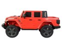 Samochód na akumulator Jeep Rubicon 6768R czerwony Samochód na akumulator Jeep Rubicon 6768R czerwony