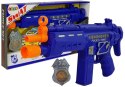 Zestaw Policyjny Pistolet Odznaka Granatowy Dźwięk Efekty Świetlne 37cm Zestaw Policyjny Pistolet Odznaka Granatowy Dźwięk Efekty Świetlne 37cm