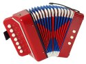 Akordeon Instrument Dla Małego Muzyka Czerwony Akordeon Instrument Dla Małego Muzyka Czerwony