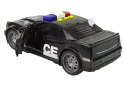 Auto Policja 1:14 Światła Dźwięki Czarne Auto Policja 1:14 Światła Dźwięki Czarne