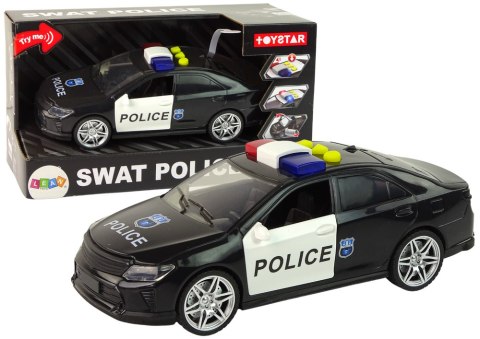 Auto Policja 1:14 Światła Dźwięki Czarne Auto Policja 1:14 Światła Dźwięki Czarne