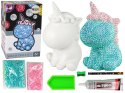 Zestaw Jednorożec DIY Diamenty Kryształki Błękitny Zestaw Jednorożec DIY Diamenty Kryształki Błękitny