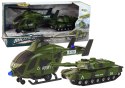 Zestaw Militarny Czołg Pojazd Helikopter Wojskowy Dźwięk Światła 1:32 Zestaw Militarny Czołg Pojazd Helikopter Wojskowy Dźwięk Światła 1:32