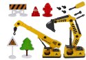 Pojazdy Budowlane Dźwięk Światła 1:12 DIY Betoniarka Dźwig Koparka Pojazdy Budowlane Dźwięk Światła 1:12 DIY Betoniarka Dźwig Koparka