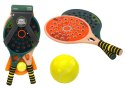 Zestaw 2 Rakietek Dla Dzieci Do Gry Padel Zielona Beżowa Piłka PU Żółta Zestaw 2 Rakietek Dla Dzieci Do Gry Padel Zielona Beżowa Piłka PU Żółta
