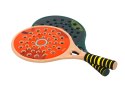 Zestaw 2 Rakietek Dla Dzieci Do Gry Padel Zielona Beżowa Piłka PU Żółta Zestaw 2 Rakietek Dla Dzieci Do Gry Padel Zielona Beżowa Piłka PU Żółta