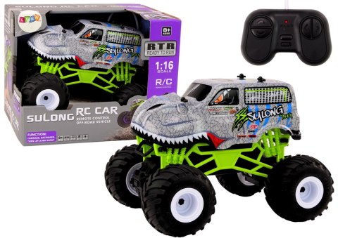 Auto Terenowe Zdalnie Sterowane RC 1:16 Dinozaur Siwy Auto Terenowe Zdalnie Sterowane RC 1:16 Dinozaur Siwy