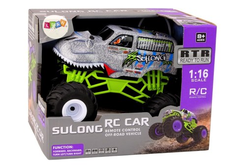 Auto Terenowe Zdalnie Sterowane RC 1:16 Dinozaur Siwy Auto Terenowe Zdalnie Sterowane RC 1:16 Dinozaur Siwy