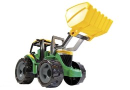 Traktor Spychacz LENA Zielono Żółty Ruchoma Łyżka