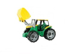 Traktor Spychacz LENA Zielono Żółty Ruchoma Łyżka