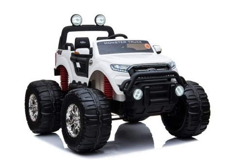 Pojazd na Akumulator Ford Ranger Monster LCD Biały Pojazd na Akumulator Ford Ranger Monster LCD Biały