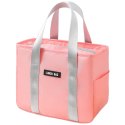 Torba Termiczna Izolacyjna Śniadaniowa Lunch Bag Różowa 24cm Torba Termiczna Izolacyjna Śniadaniowa Lunch Bag Różowa 24cm