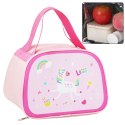 Torba Termiczna Izolacyjna Śniadaniowa Lunch Bag Różowa Jednorożec 23cm Torba Termiczna Izolacyjna Śniadaniowa Lunch Bag Różowa Jednorożec 23cm