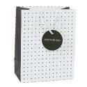 Torba Prezentowa Z Kropkami Napis Just For You 23 x 18 x 10,5 cm Torba Prezentowa Z Kropkami Napis Just For You 23 x 18 x 10,5 cm