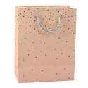 Torba Prezentowa Ze Złotymi Kropkami 23 x 18 x 10,5 cm Torba Prezentowa Ze Złotymi Kropkami 23 x 18 x 10,5 cm