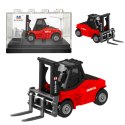 Wózek Widłowy Metalowy Model Kolekcjonerski Huina Czerwony 1:80 Wózek Widłowy Metalowy Model Kolekcjonerski Huina Czerwony 1:80