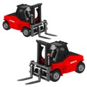 Wózek Widłowy Metalowy Model Kolekcjonerski Huina Czerwony 1:80 Wózek Widłowy Metalowy Model Kolekcjonerski Huina Czerwony 1:80