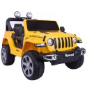 Pojazd Na Akumulator FT-938 Żółty Lakierowany 4x4 Pojazd Na Akumulator FT-938 Żółty Lakierowany 4x4