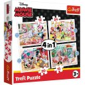 Puzzle - 4w1 (12, 15, 20, 24) - Minnie z przyjaciółmi / Disney Minnie 34355 Puzzle - 4w1 (12, 15, 20, 24) - Minnie z przyjaciółmi / Disney Minnie 34355
