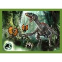 Puzzle - 4w1 - Groźne dinozaury - Universal Jurassic World Trefl 34607 Puzzle - 4w1 - Groźne dinozaury - Universal Jurassic World Trefl 34607