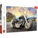 Puzzle 500 el. Czarny motocykl 37384